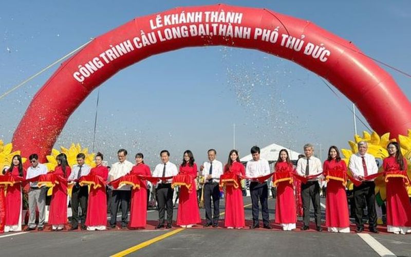 TP. HCM: Thông xe cầu Long Đại 354 tỷ đồng