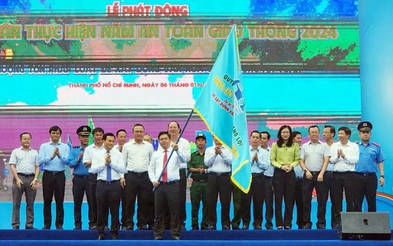 TP Hồ Chí Minh ra quân Năm An toàn giao thông 2024