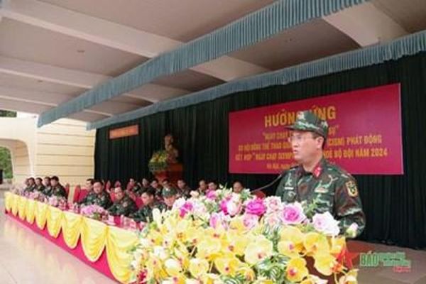 Trường Sĩ quan Lục quân 1 tổ chức 'Ngày chạy thể thao quân sự'