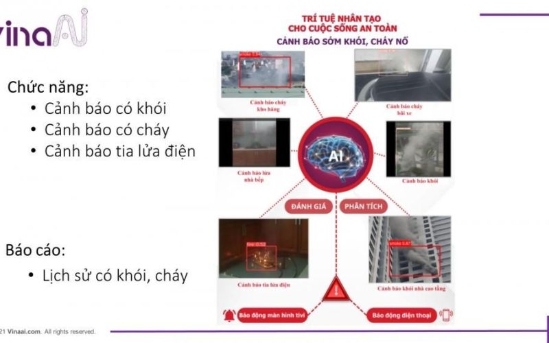 Ứng dụng trí tuệ nhân tạo AI vào phòng cháy chữa cháy