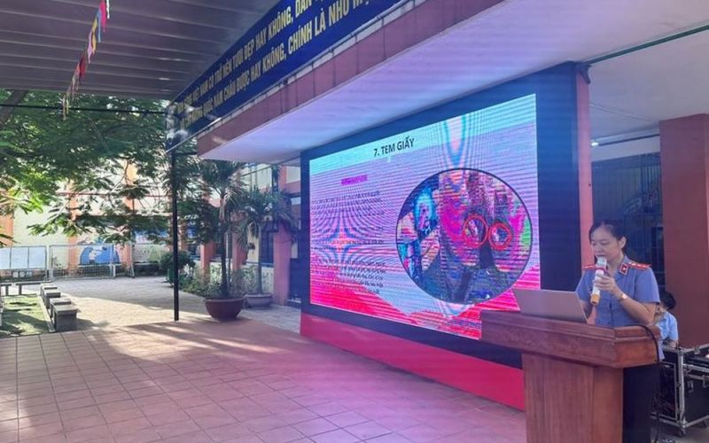 VKSND quận Sơn Trà tổ chức tuyên truyền, phòng chống ma túy học đường