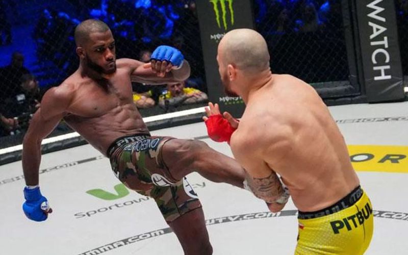 Võ sĩ Pháp tung cú đá cực hiểm khiến đối thủ ngã gục