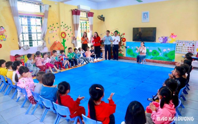 Xã kiểu mẫu về giáo dục ở Hải Dương