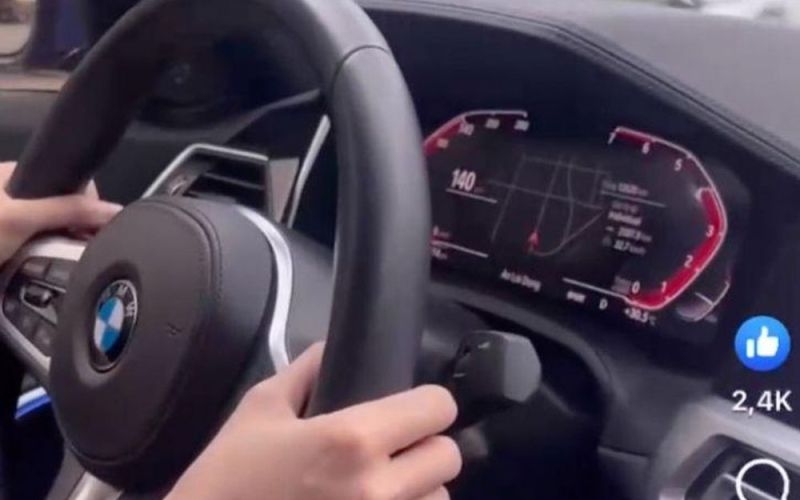 Xử phạt cô gái lái BMW tốc độ 140km/h ở TPHCM