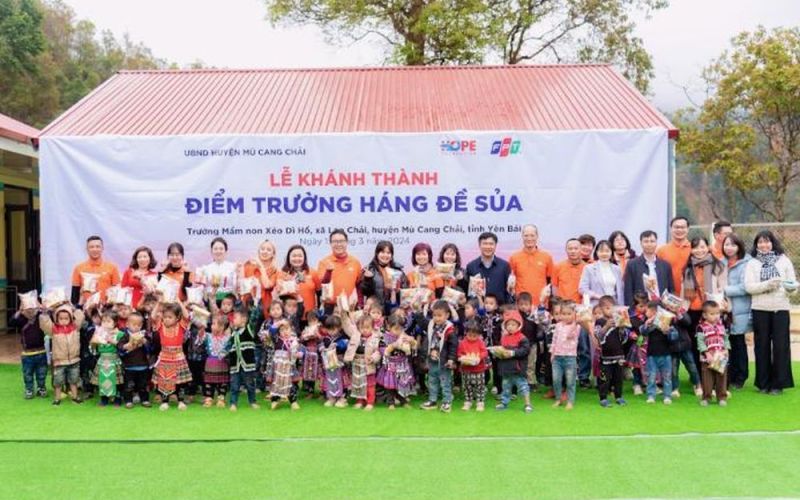 Yên Bái có thêm một điểm trường mới khánh thành trị giá gần 1 tỷ đông